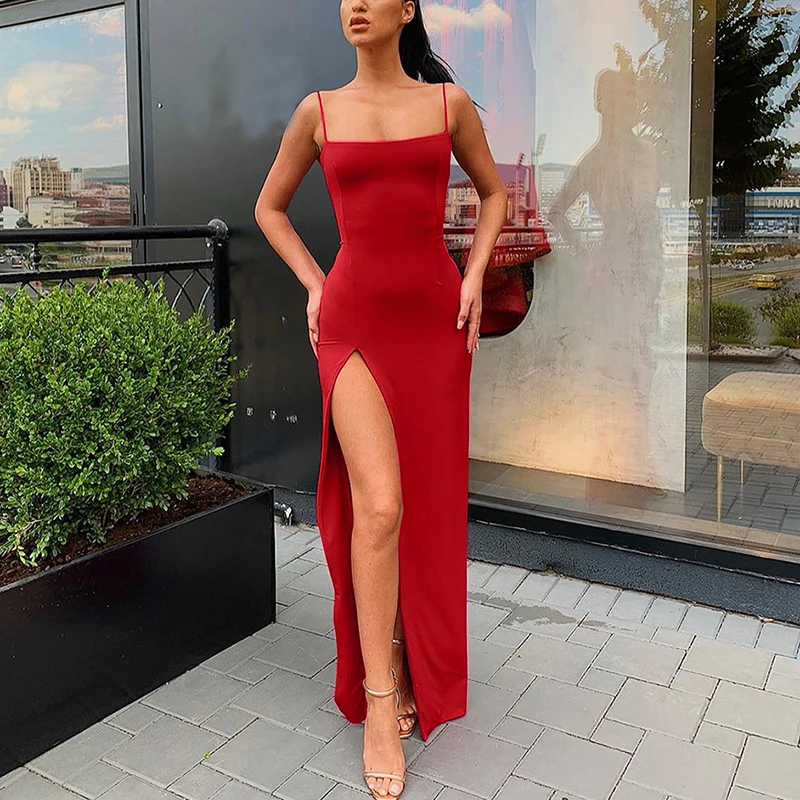 

Платье женское длинное в стиле бохо, пикантное облегающее пляжное вечернее, для клубов и вечевечерние, весна-лето 2023