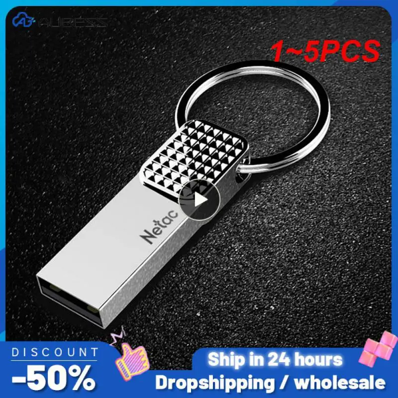 

1 ~ 5 шт. красивый и практичный высокоскоростной мини-Usb-накопитель из сплава серебристого цвета, металлический U-диск, умные аксессуары