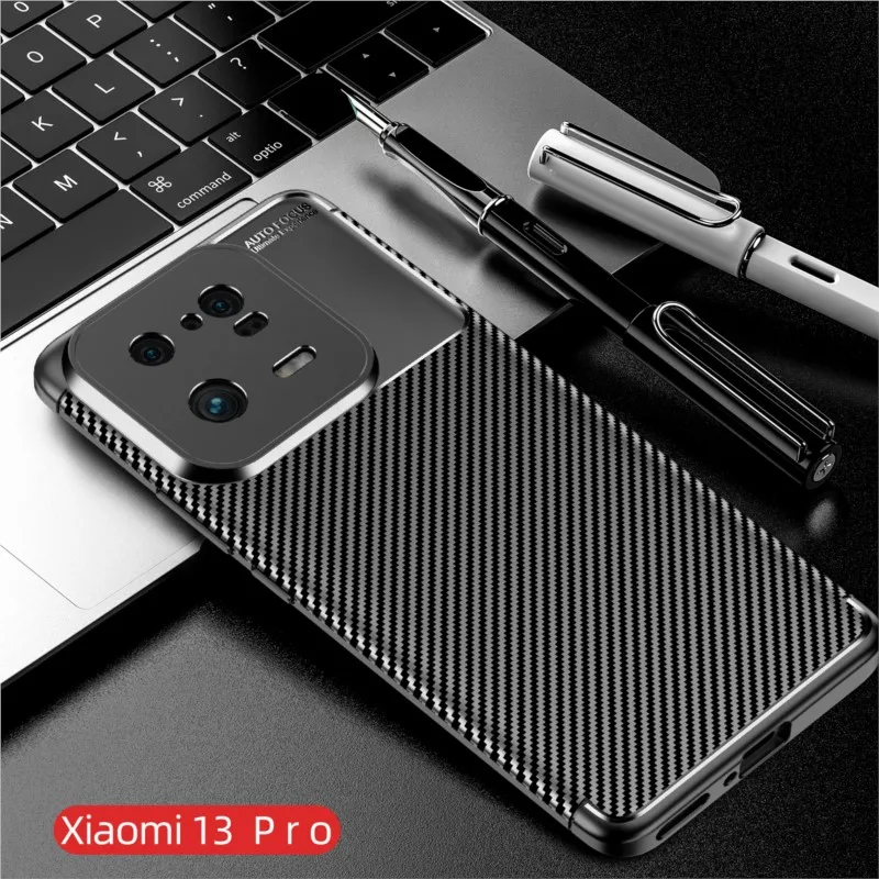 For Xiaomi 13 Pro Case for Xiaomi 13 Pro Cover Shockproof Bumper Soft Silicone Armor Shell Back Phone Cover for Xiaomi 13 Pro