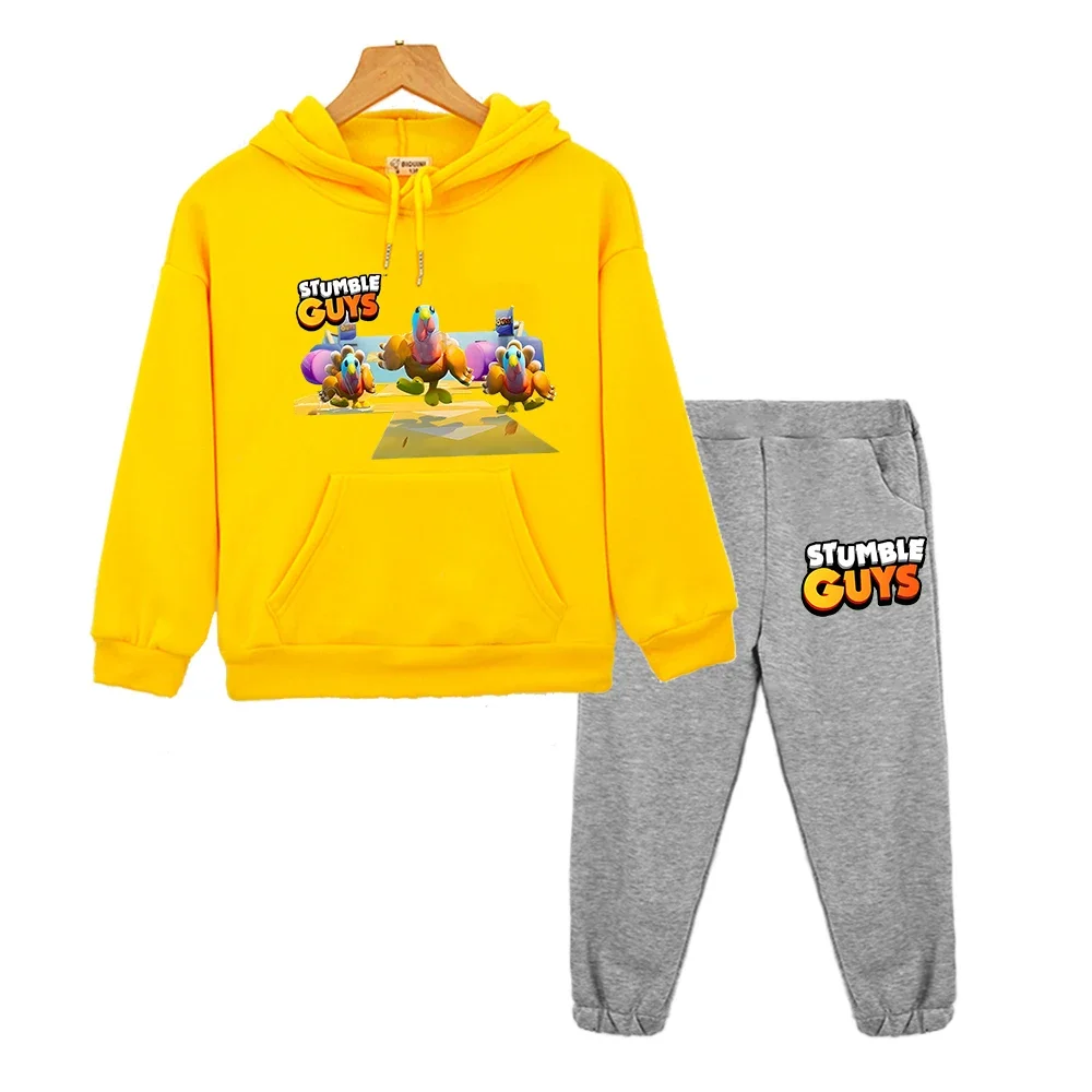 Детские осенние комплекты Stumble Guys Game из полиэстера
