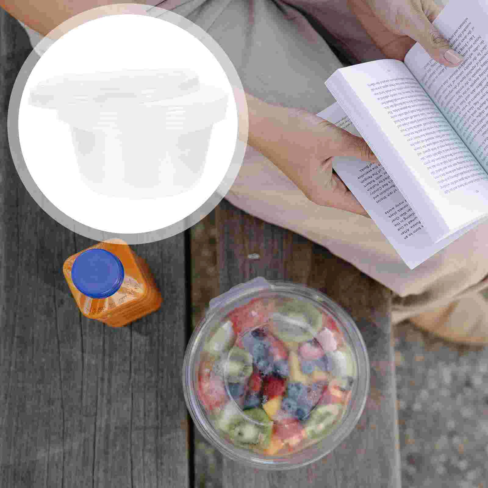 

50pcs Multi-functional Food Take Bowls One-time Food Storage Containers