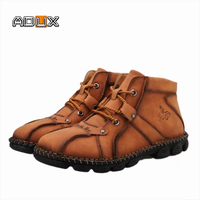 

2022 New Men Boots Waterproof Lace Up Military Boots Men Winter Ankle Boots Lightweight Shoes for Men Casual Non Slip Shoes Men