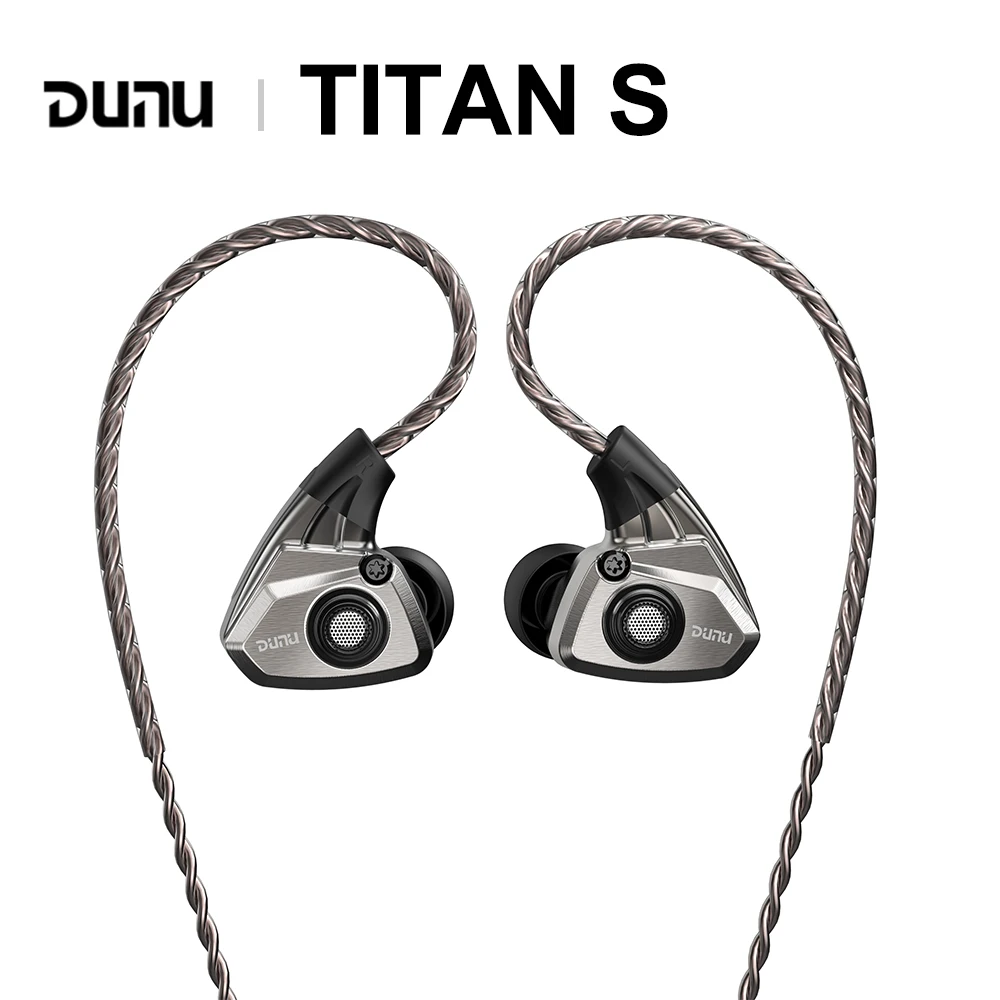 DUNU TITAN S 11 мм динамические наушники-вкладыши с монитором драйверов IEM 2 контакта 0 78