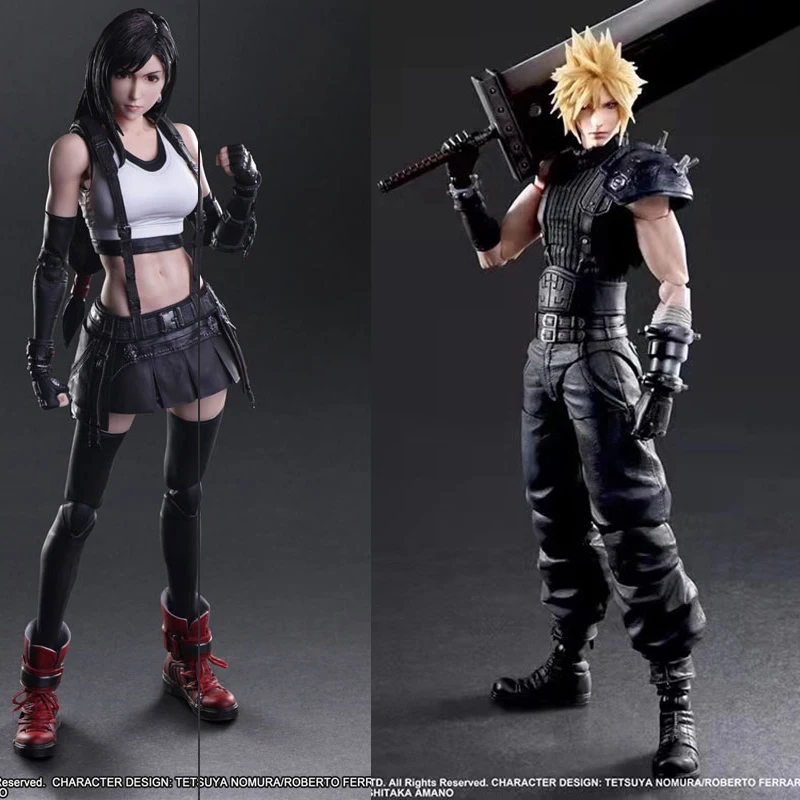 

Экшн-фигурки персонажей финальной фантазии VII Tifa Lockhart Cloud Strife Коллекционная модель игрушки куклы подарок
