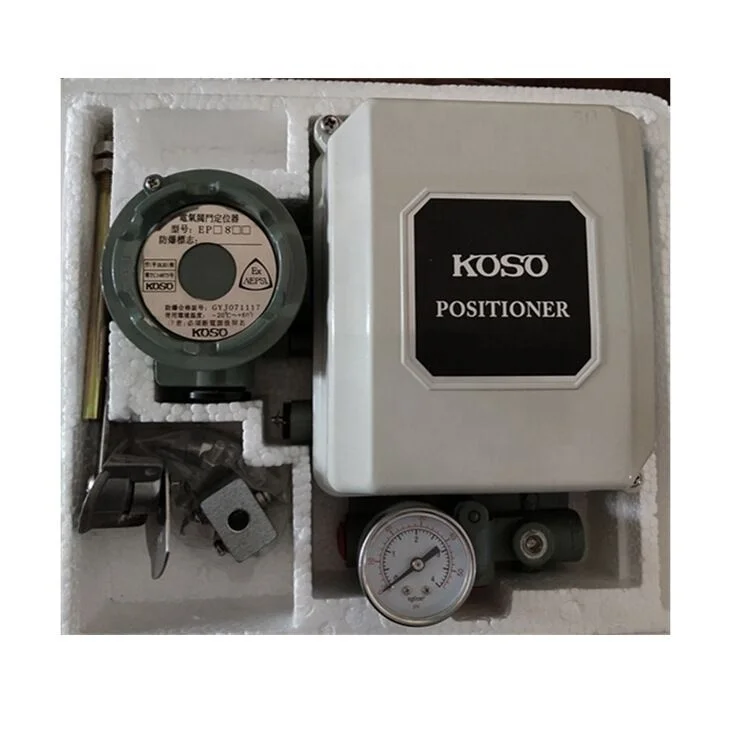 

control valve with positioner KOSO EPA804 EPC814 EPA802 smart positioner electro pneumatic positioner