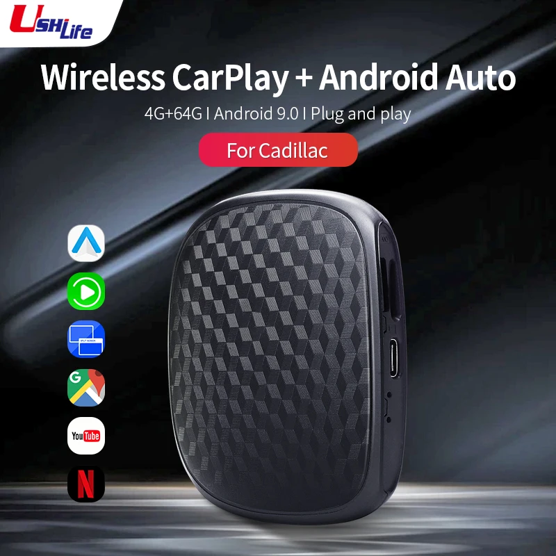 

Carplay Ai Box Android-система для Cadillac CT6/XTS/XT5/XT4/CT4/CT5/XT6 2016-2022, Раздельный экран, Apple, беспроводная, Carplay Box YouTube