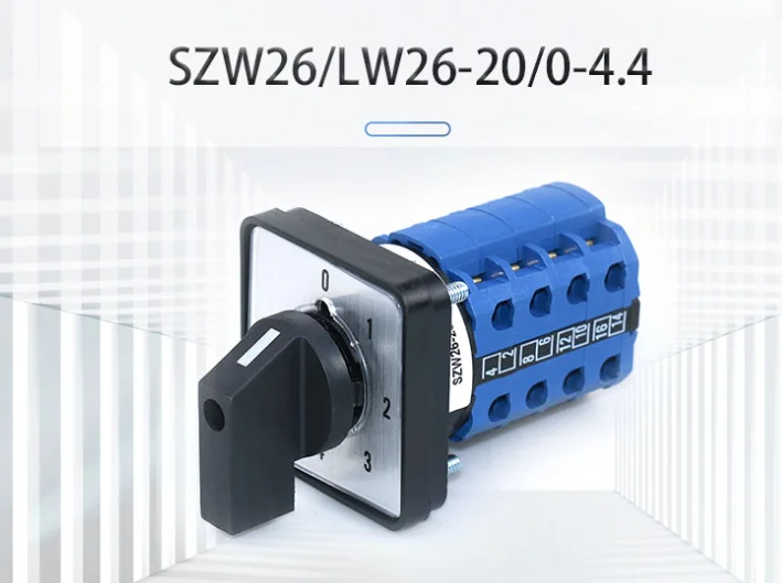 Женский прерыватель, аксессуар SZW26/универсальный поворотный выключатель/0-4,4 20A, cuatro polos, 16 клемм, 48x48 мм