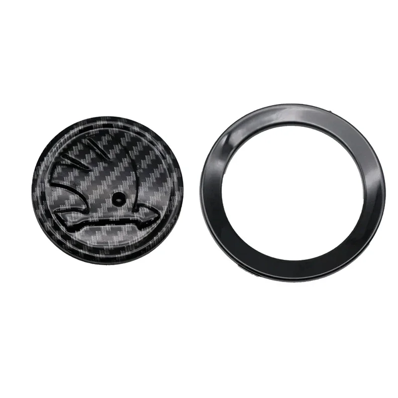 

Автомобильный логотип, наклейка на руль, украшение для Skoda Octavia Kodiaq Enyaq iV Kamiq Fabia Rapid Scala Superb Yeti Vision RS