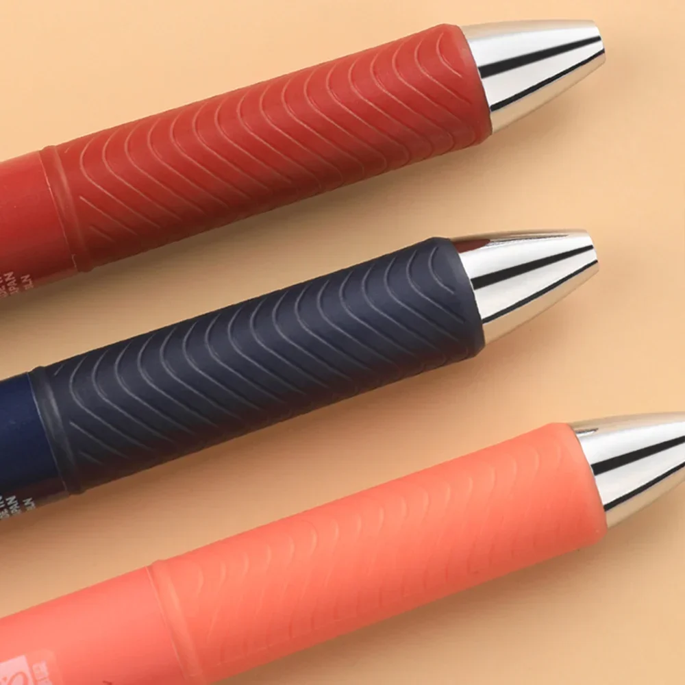 1 ручка + 12 стержней японская гелевая Pentel BLN75 быстросохнущая сменная для осмотра