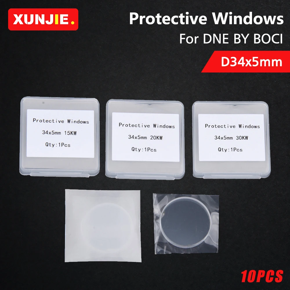 10 шт./партия, лазерные защитные стекла/линзы 34*5 мм, 15 кВт, 20 кВт, 30 кВт для Трампа DNE, волоконно-лазерная режущая головка BOCI
