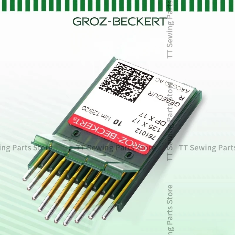 100 шт. 10 упаковок немецкая швейная машина Grot Dpx17 золотые иглы Dp*17 Dp17 Gebpresas
