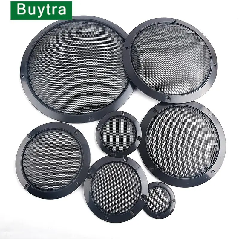 

2/3/4/5/6.5/8/10 inch Speaker Net Cover High-grade Car home Mesh Enclosure Speakers Plastic Frame Metal iron wire grilles