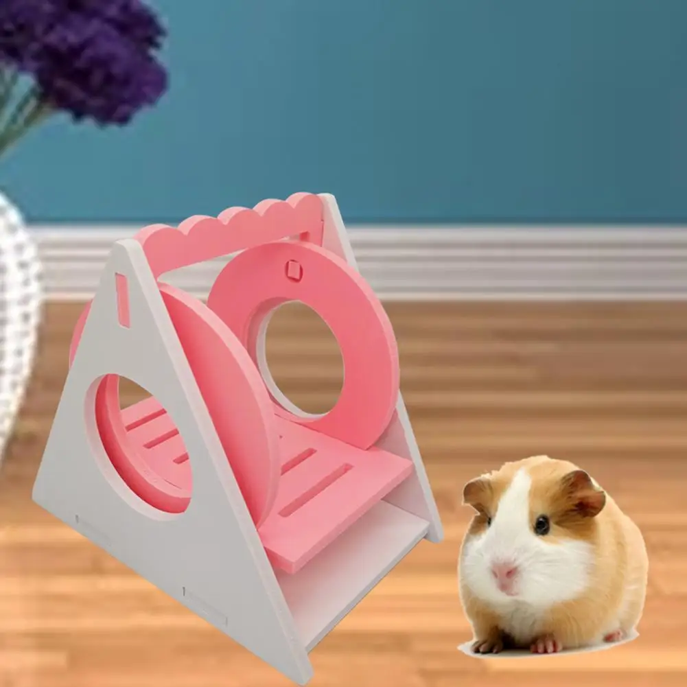 

Hamster Toy Durable Wear-resistant Damp-proof for Squirrel Hamster Exercise Toy Hamster Swing Toy