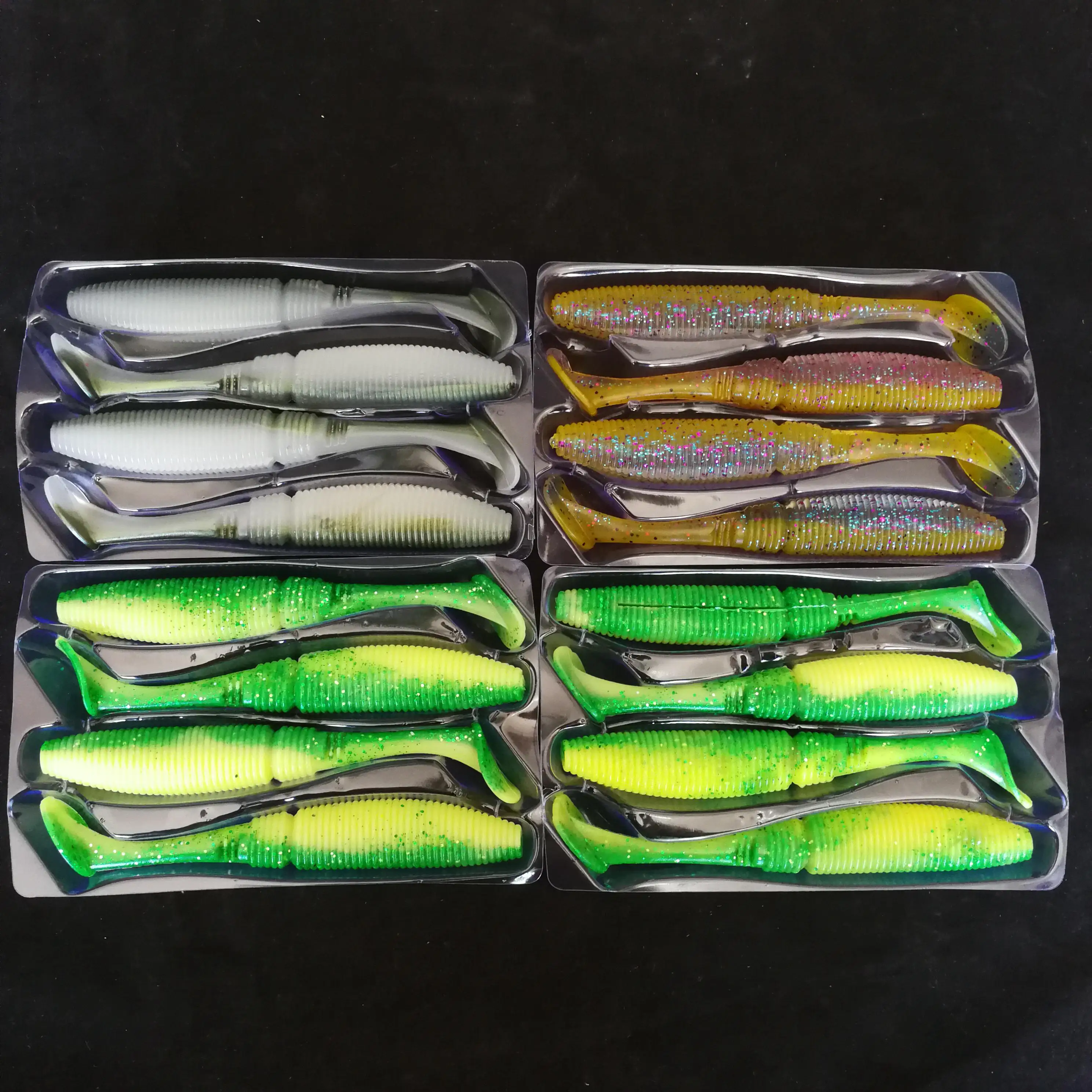 

NOEBY 16 шт./лот Большая мягкая рыболовная приманка 27,5 г/15 см, Мягкая приманка с Т-образным хвостом, двухцветная приманка, приманка, искусственны...