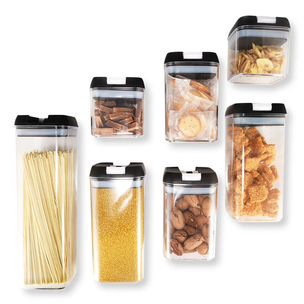 

7 шт., пластиковые контейнеры для хранения продуктов