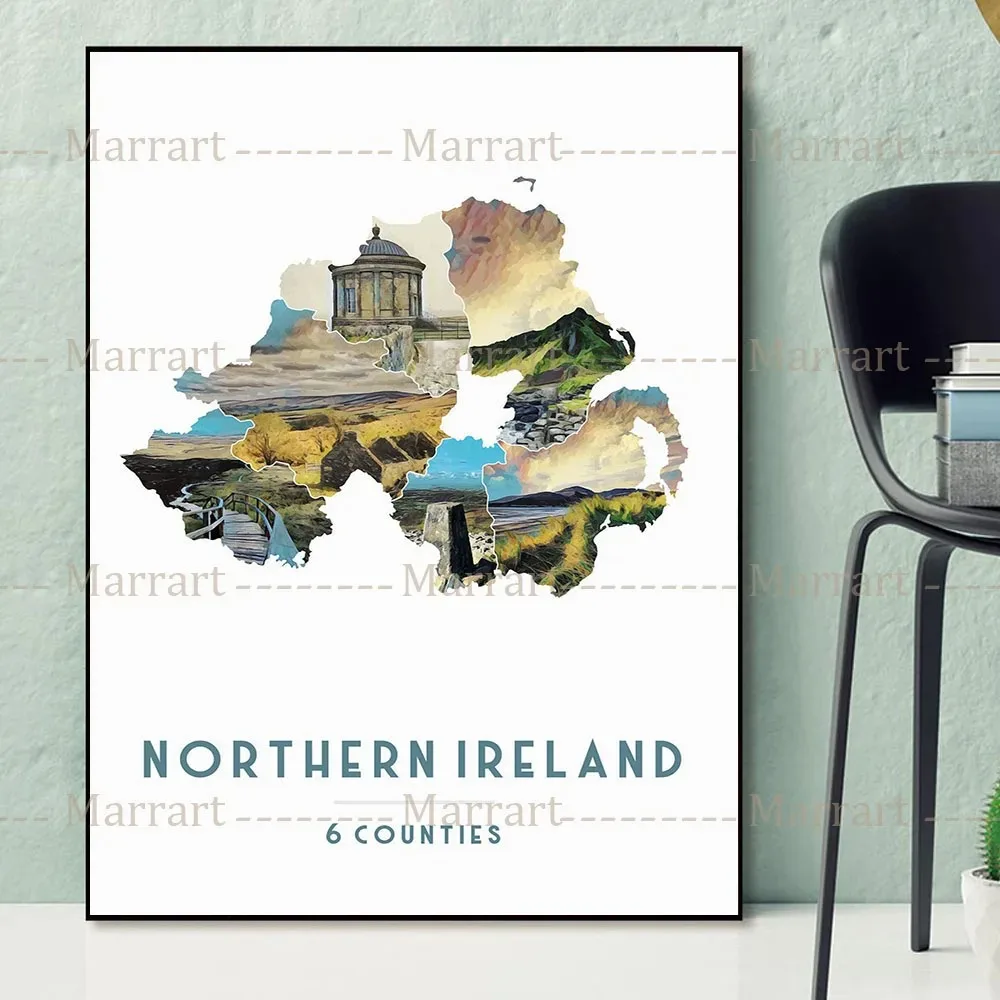 

Печать на холсте "Северная Ирландия"