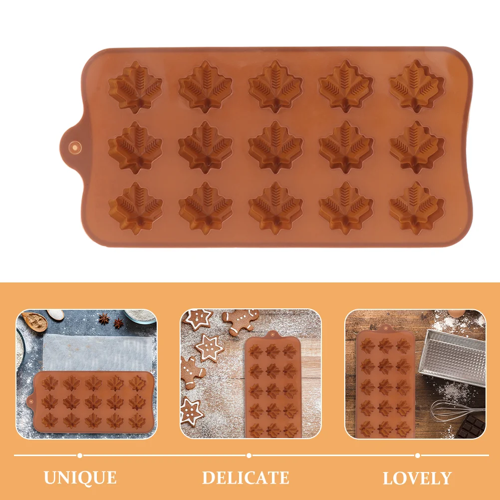 Шоколадные формы силиконовые для кленового листа инструменты изготовления форм