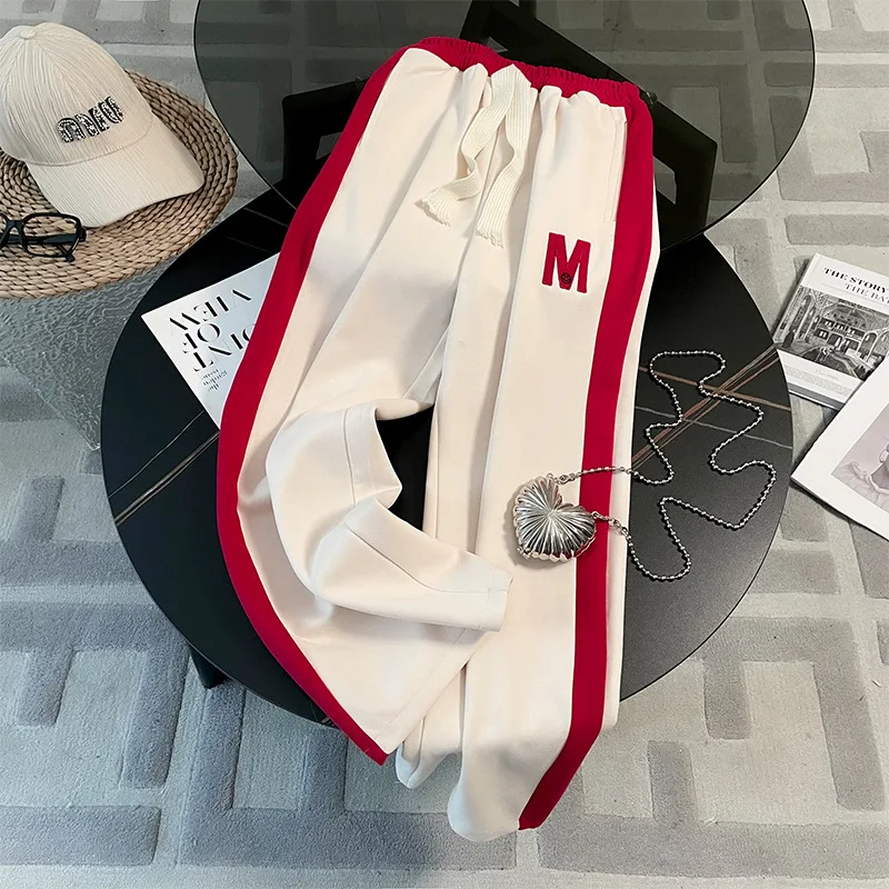 Зимний модный пиджак с надписью и штаны комплект из двух предметов для женщин