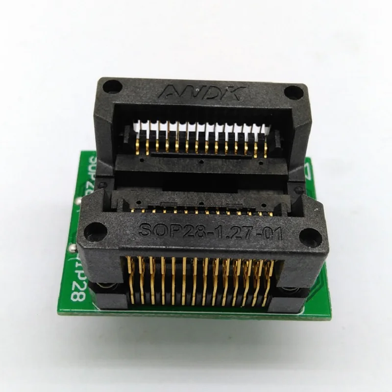 SOP28 SOIC28 SO28 к DIP28 IC тест и программирование Гнездо шаг 1 27 мм ширина корпуса 7 5 300mil