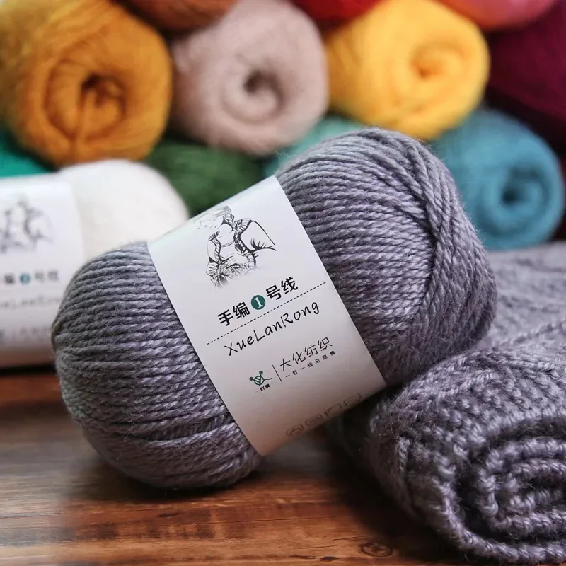 

50g 130M Knitting Yarn Merino Wool Acrylic Yarn Blend Crochet Wool Threads Wollen Balls DIY Handknit Scarf Hat Sweater Tufting