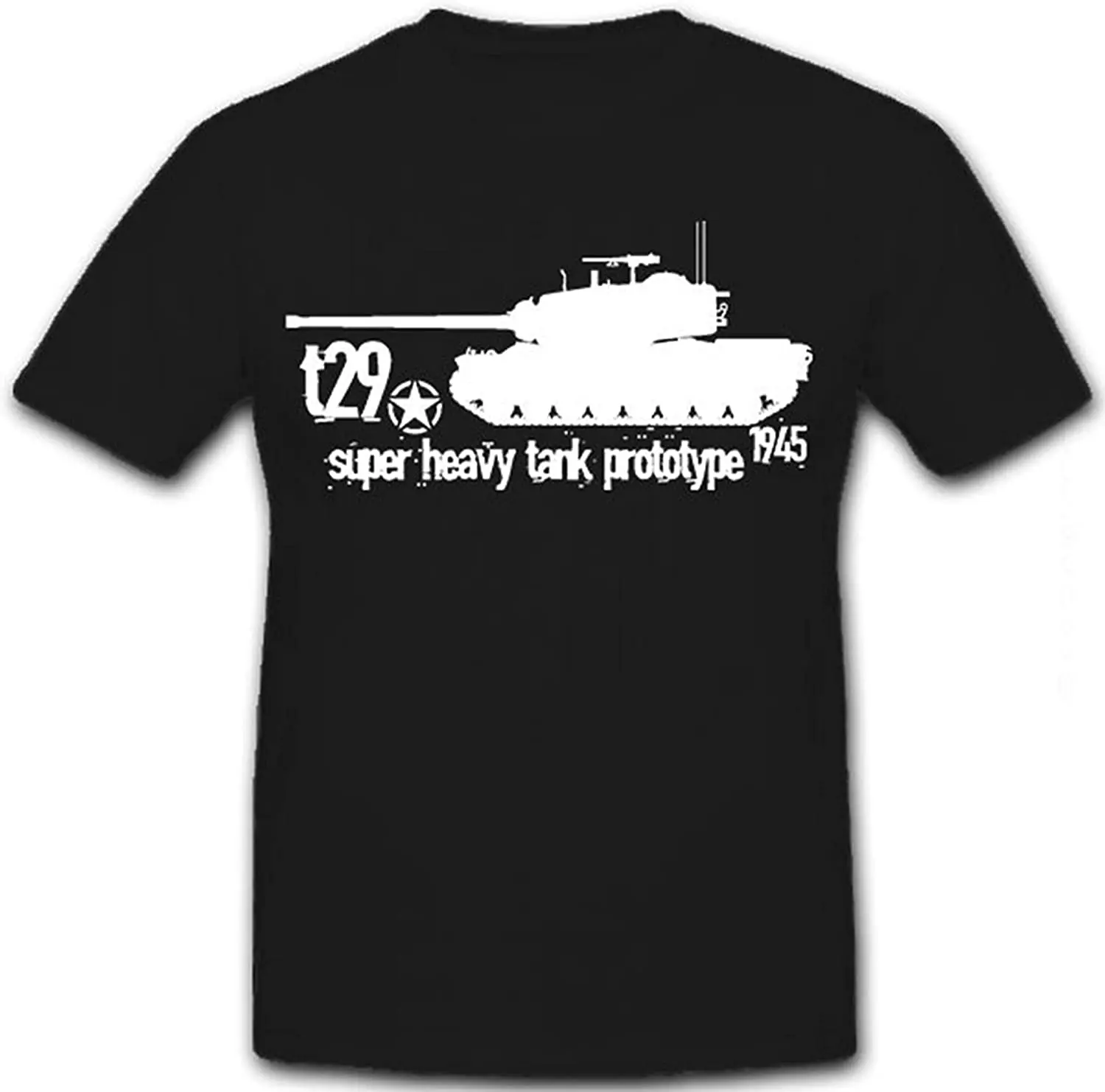 

WWII US Army America Copytec T29 Super Heavy Tank Prototype T-Shirt. Summer Cotton Short Sleeve O-Neck Mens T Shirt New S-3XL