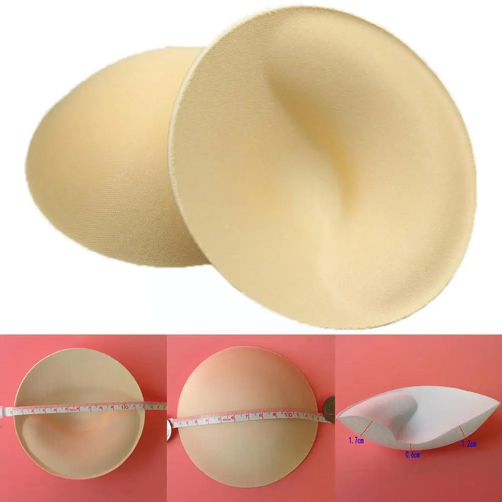 

1 Pair Sponge Bra Pads Swimsuit Breast Push Up Bra Bra Padding Intimates Foam Cup Accessories Chest Women Insert Chest Enha T3P8
