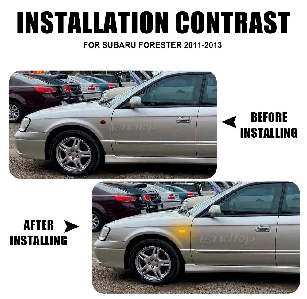 Для Subaru Liberty Forester Impreza WRX STI GDA GDB 2002-2007 динамический поворотник светодиодный