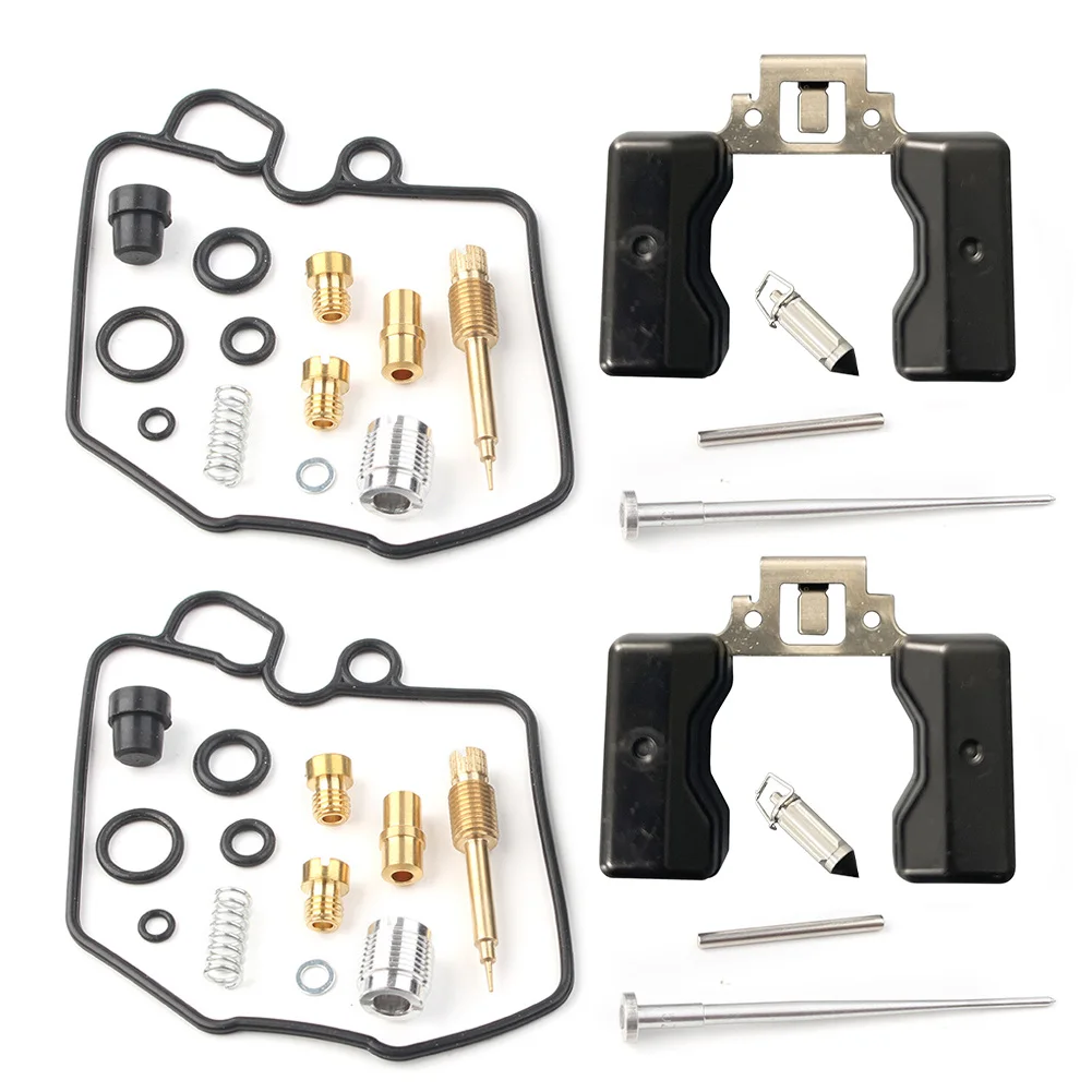 2 комплекта ремонтных комплектов карбюратора мотоцикла с комплектом поплавков
