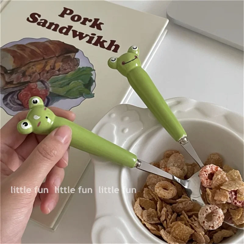 

Cartoon Cute Spoon Birthday Tableware Portable Tableware Set Chopsticks Spoon Kit