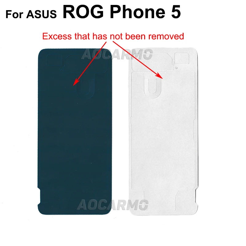 Aocarmo для ASUS ROG Phone 5 5S Pro 3 2 ZS660KL ZS673KS ROG5 ZS661KS ROG3 задняя крышка батарейного отсека