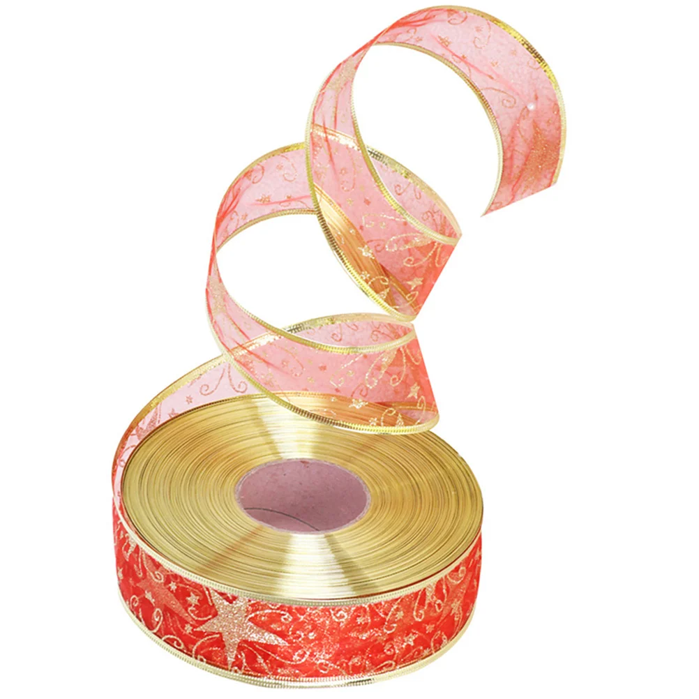 

Christmas Ribbon DIY Decor Tree Garland Ribbons Chrismas Wreath Bow Making Gift Packing