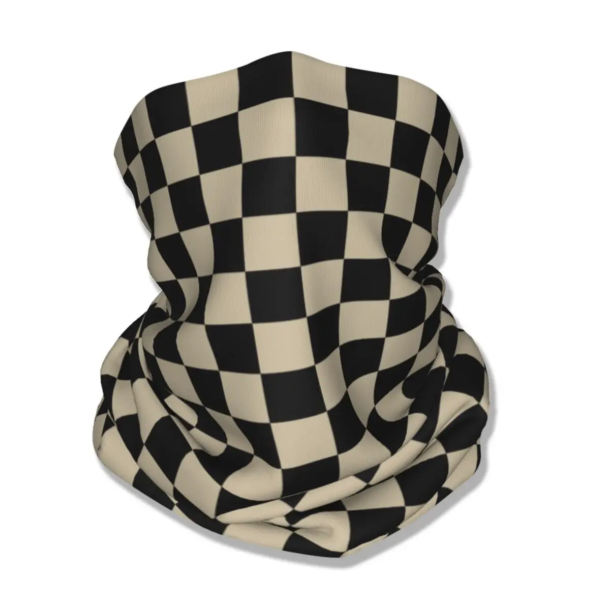 Бандана в шахматном порядке чехол на шею Балаклава с принтом маска шарф