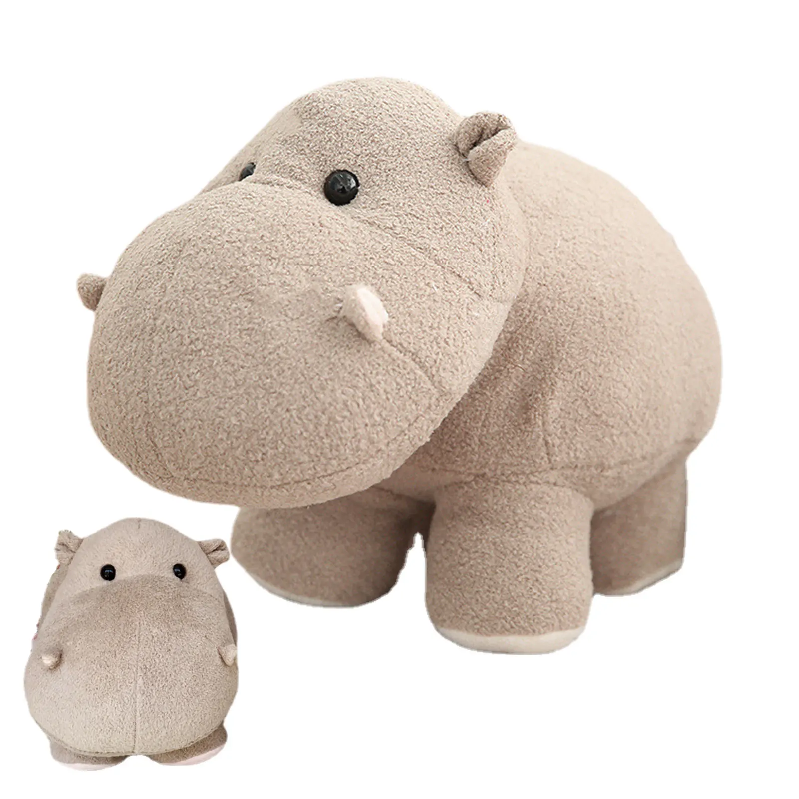 

Плюшевые реалистичные игрушки-животные, Детский милый слон, бегемот, плюшевые игрушки, кукла, мягкие игрушки-животные, праздничный подарок ...