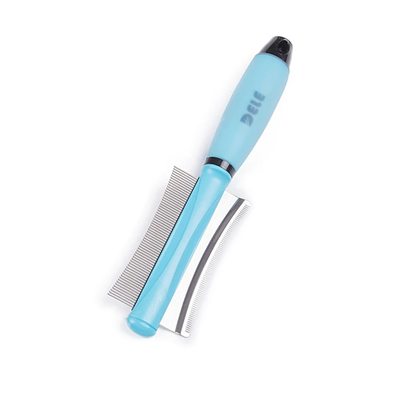 

Dog Comb Pet Hair Remover Comb Double Sided Needle Brush for Cats Dogs Stainless Steel Shedding Pet Brushes Grooming Tool