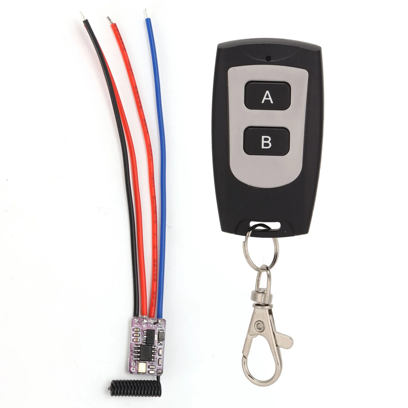 

Remote Control Relay Switch Wireless Latching Function Switch for Industrial Control 5‑24V