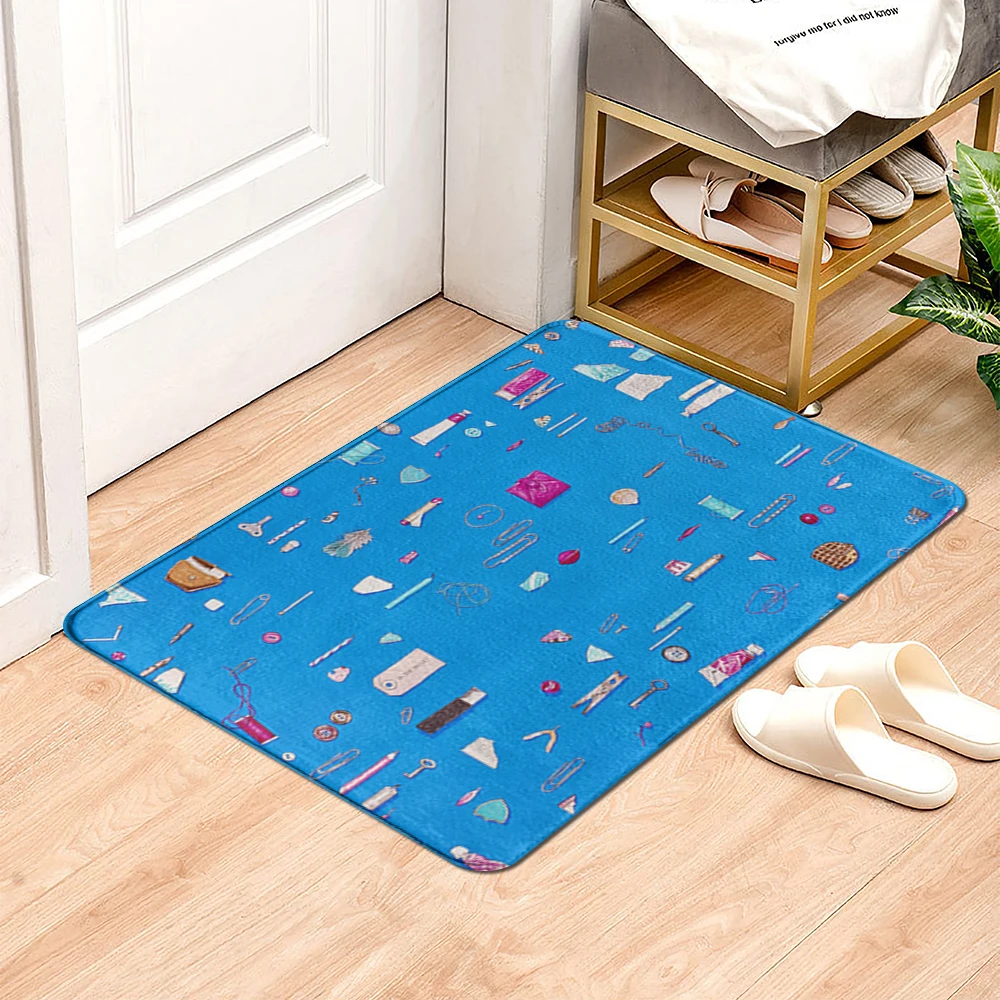 

Коврик для ванной комнаты, маленький коврик для душа, декоративный Впитывающий Коврик для ног, коврик для входной двери, кухонный коврик, ко...