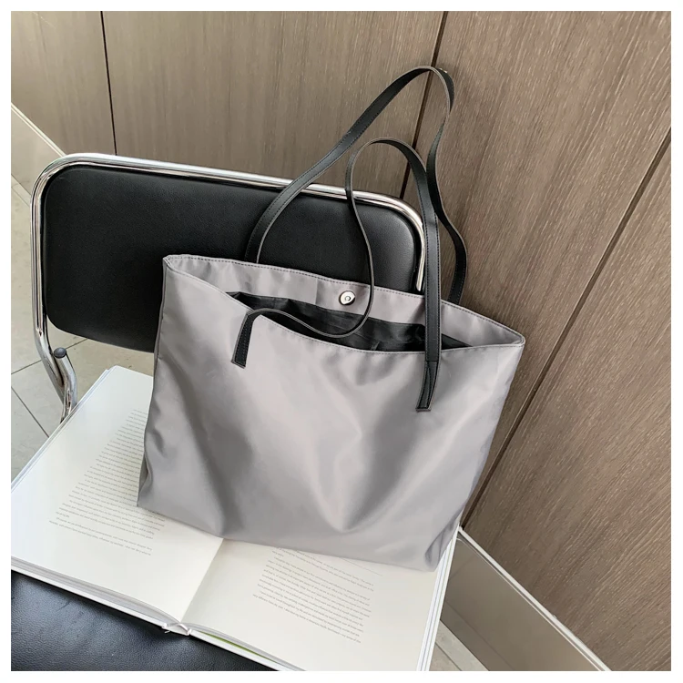 

2022 New Spring Autum Casual Student Shopping Bag Women'S Canvas Bag Cotton Cloth Lady Handbag Eco Large Tote Book Bags