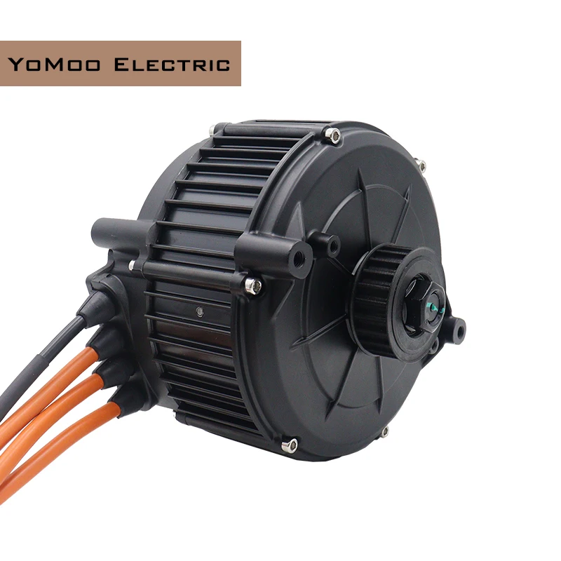 QS165 V2 35H 60V 5KW Пик 10KW PMSM Средний приводной двигатель с контроллером FarDriver ND72450/ND72680 DKD