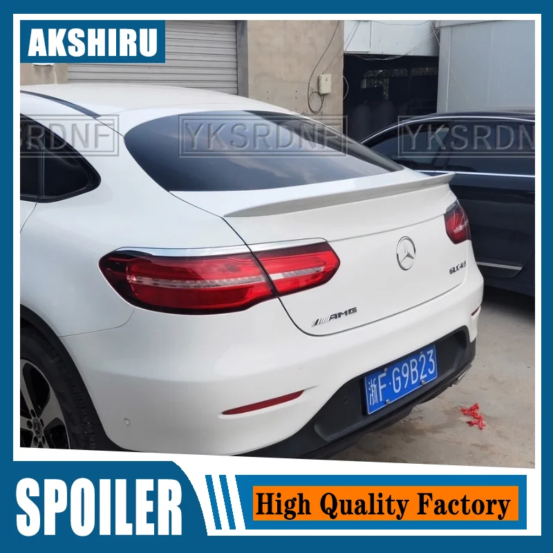 

Спойлер для Mercedes Benz GLC Class Coupe GLC300 GLC250 2016-2018 GLC43 GLC260 высококачественный спойлер из АБС-пластика для заднего крыла автомобиля
