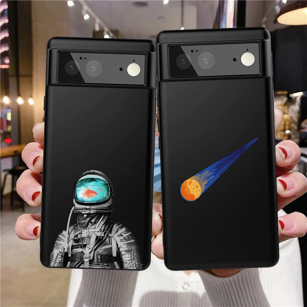 

Astronaut Planet Case for Google Pixel 6 Pro 3 3A 4 4A 5A 5 6 3Xl Pixel3 Pixel3a Pixel4 Pixel5 Pixel6 XL Pro 5G Coque Cover Case