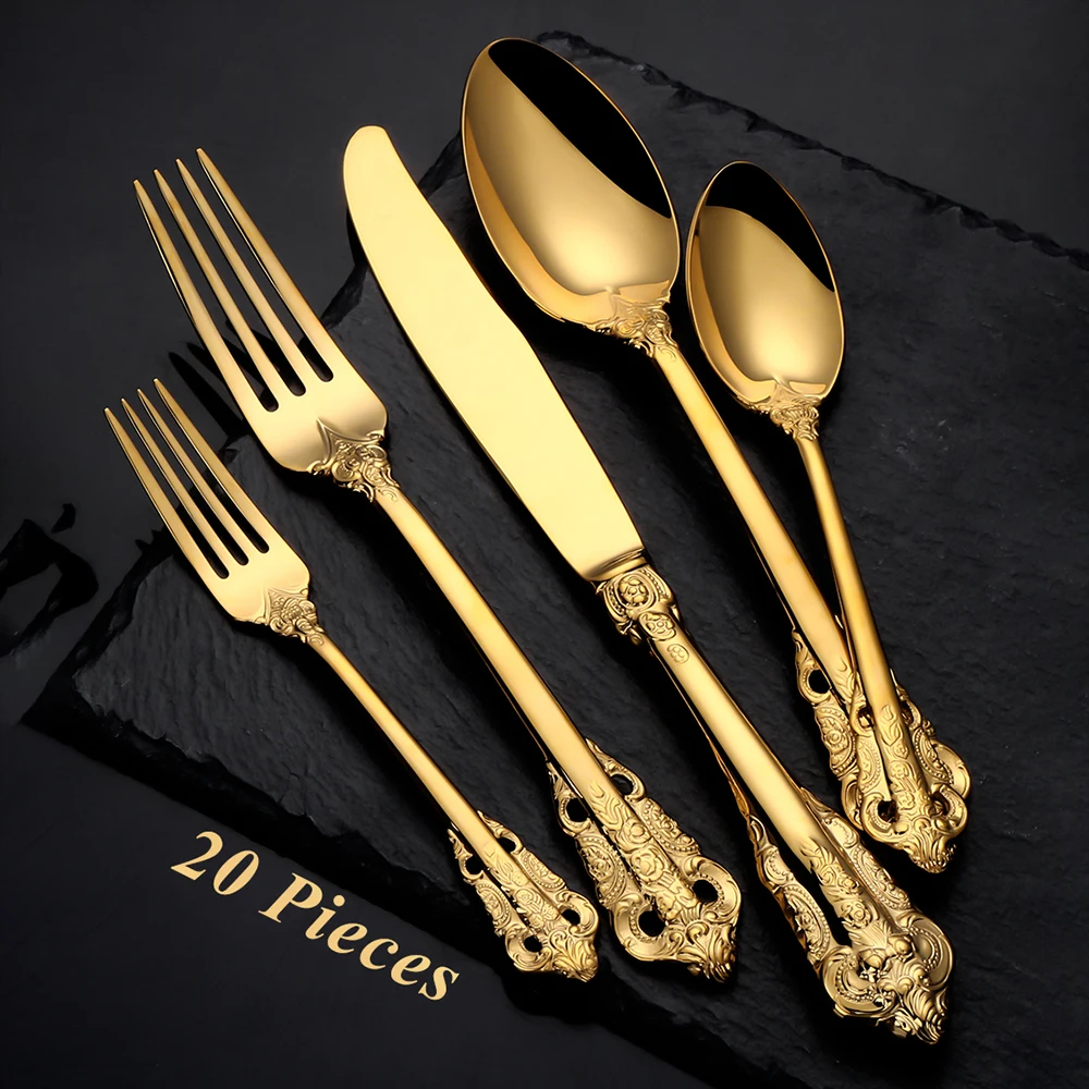 Stainless Steel 18/10 Flatware Vintage Wedding Silverware Set
