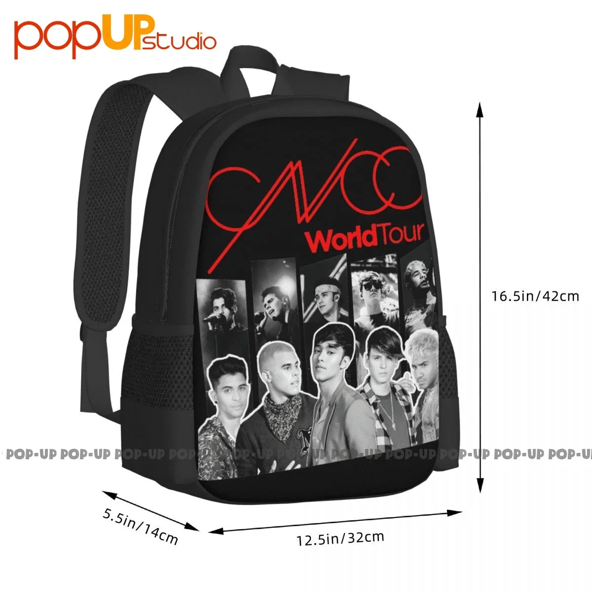 Рюкзак Cnco с логотипом American Boy Band World Tour вместительный тренировочный ранец для книг