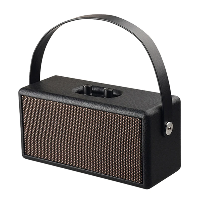 

Wooden Bluetooth Speaker Portable Retro Subwoofer Heavy Bass Wireless Audio Center Stereo System For Home