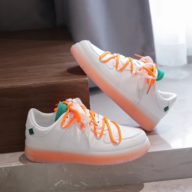 

XIXIYIPIN Fashion Transparent Mesh Breathable Women Platform Sneakers Casual Flats Skateboard Lace-up Sports Vulcanized Shoes