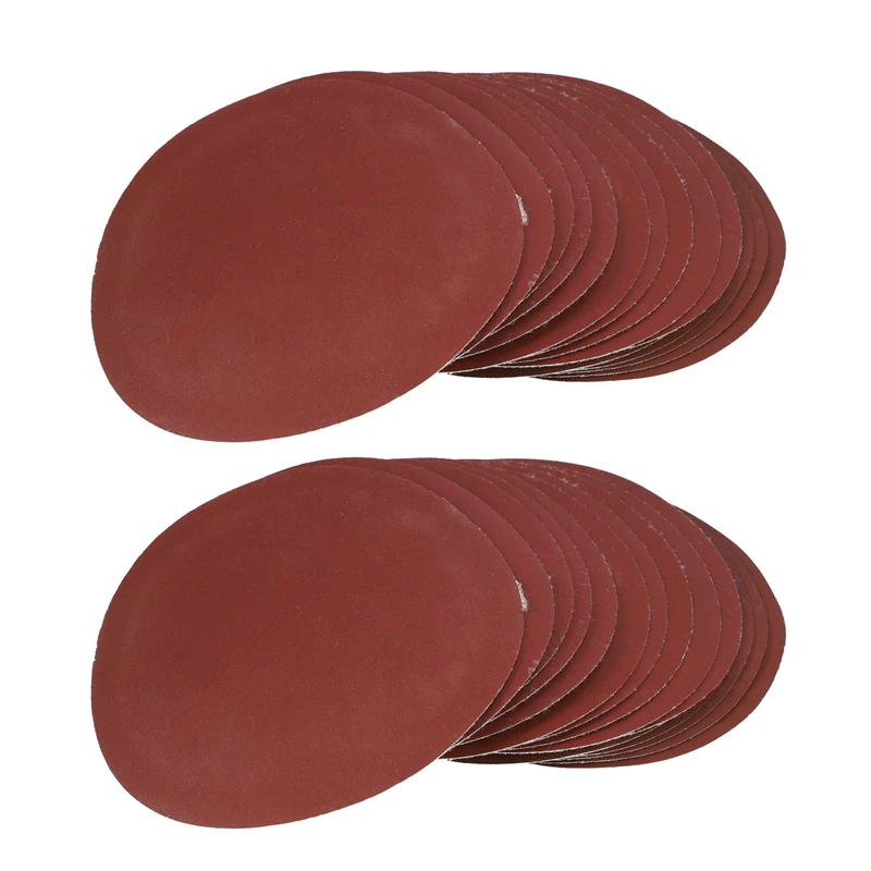 

60PCS 5 Inch 125Mm Round Sandpaper Disk Sand Sheets Grit 320/400/600/800/1000/1500 Hook & Loop Sanding Disc