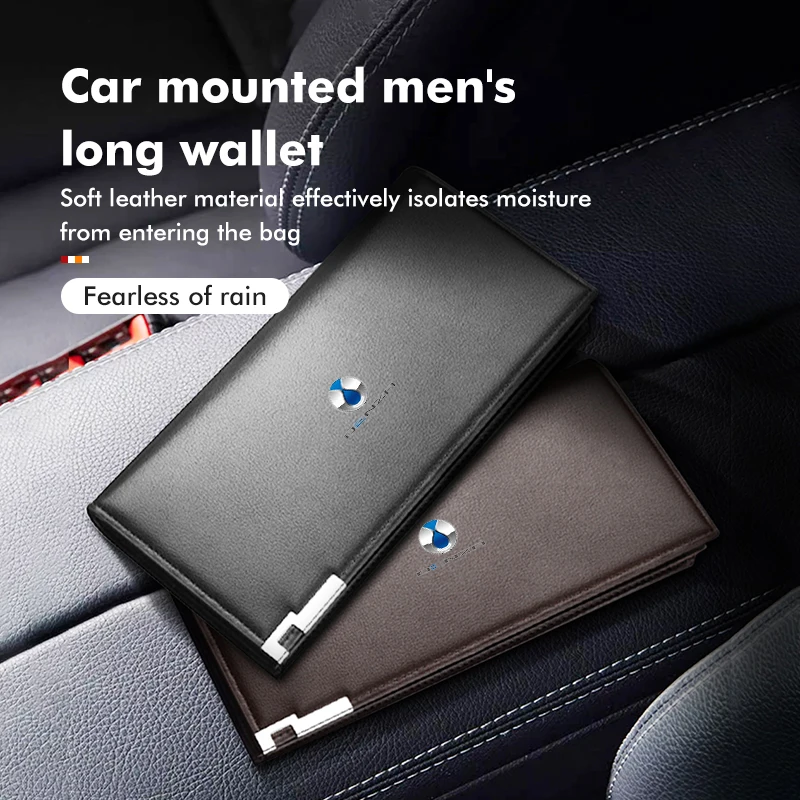 Длинные кошельки стильный мужской кошелек на молнии большой емкости для