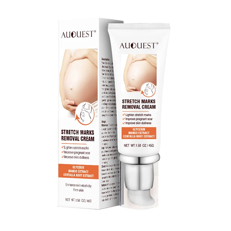 

3Pcs AUQUEST Stretch Marks Removal Cream Maternity Acne Scars Remover Pregnant Women Skin Firming Anti Winkle Aging Body Cream
