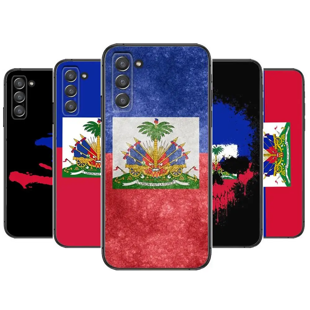 

Haiti Haitian Flag Phone cover hull For SamSung Galaxy s6 s7 S8 S9 S10E S20 S21 S5 S30 Plus S20 fe 5G Lite Ultra Edge