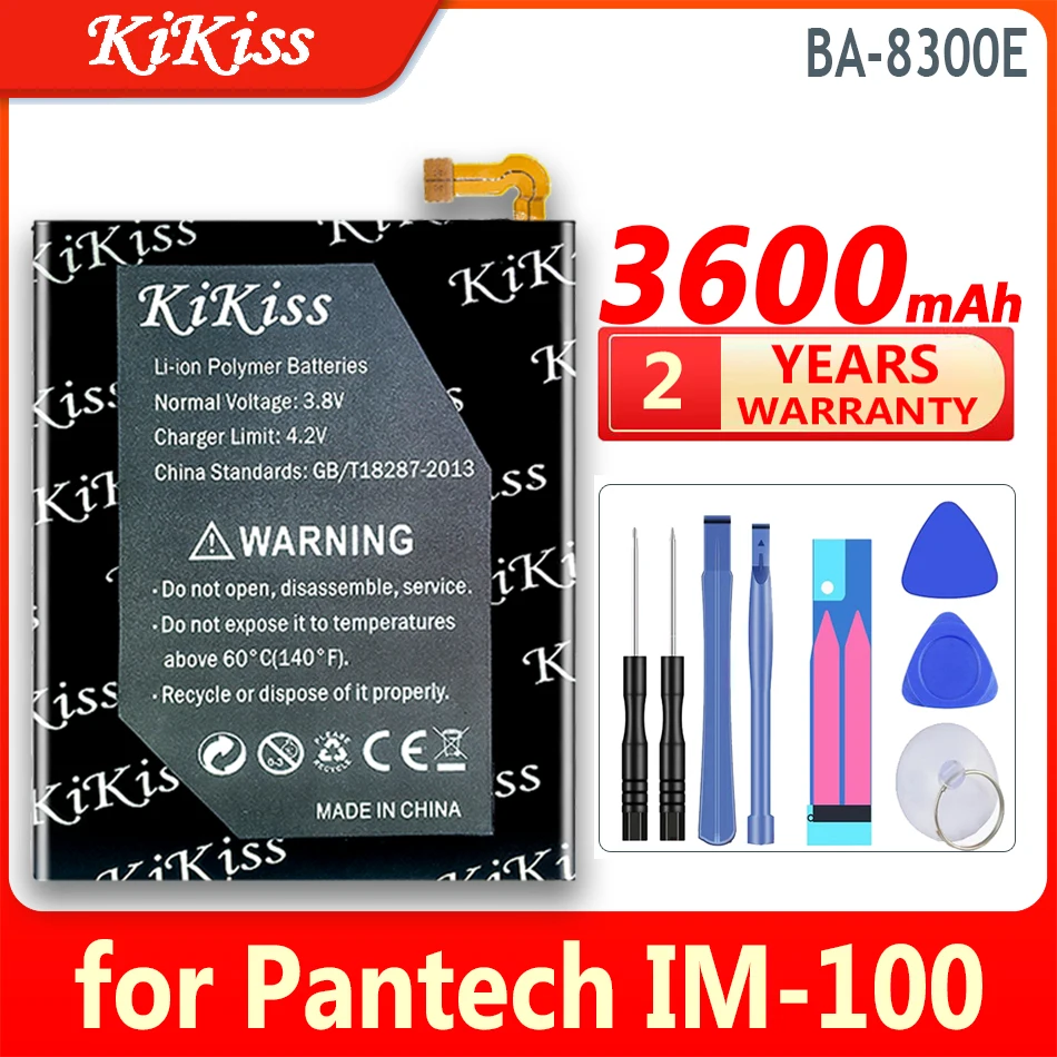 

Аккумулятор KiKiss BA-8300E BA8300E 3600 мАч для смартфона, аккумулятор большой емкости