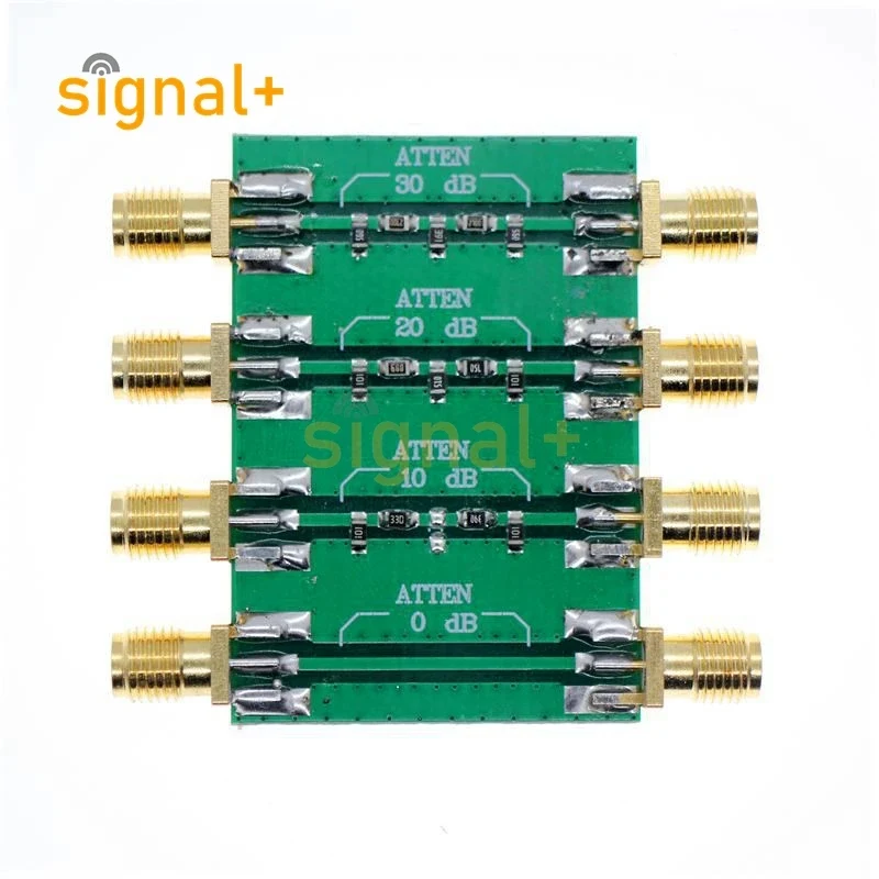 Фото DC 4,0 ГГц 23 дБм 200 МВт RF фиксированный модуль аттенюатора SMA двойная гнездовая головка 0 дБ 10 дБ 20 дБ 30 дБ №4